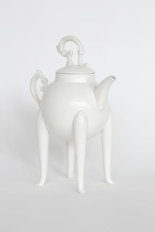 Teapot No 11, 2021, Porcelain, H 24cm x W 22cm (SOLD)